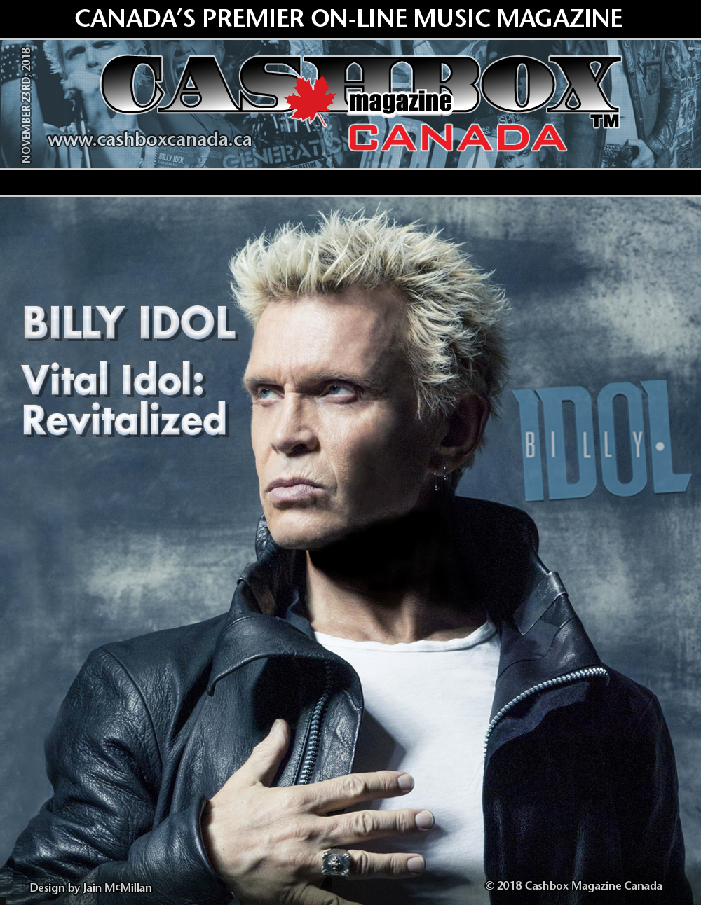 Billy Idol Vital Idol: Revitalized | Cashbox Canada